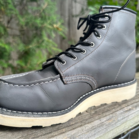 Red Wing Women’s 6 Inch Classic Moc Short Boot in Stone Size 8 - Picture 7 of 11